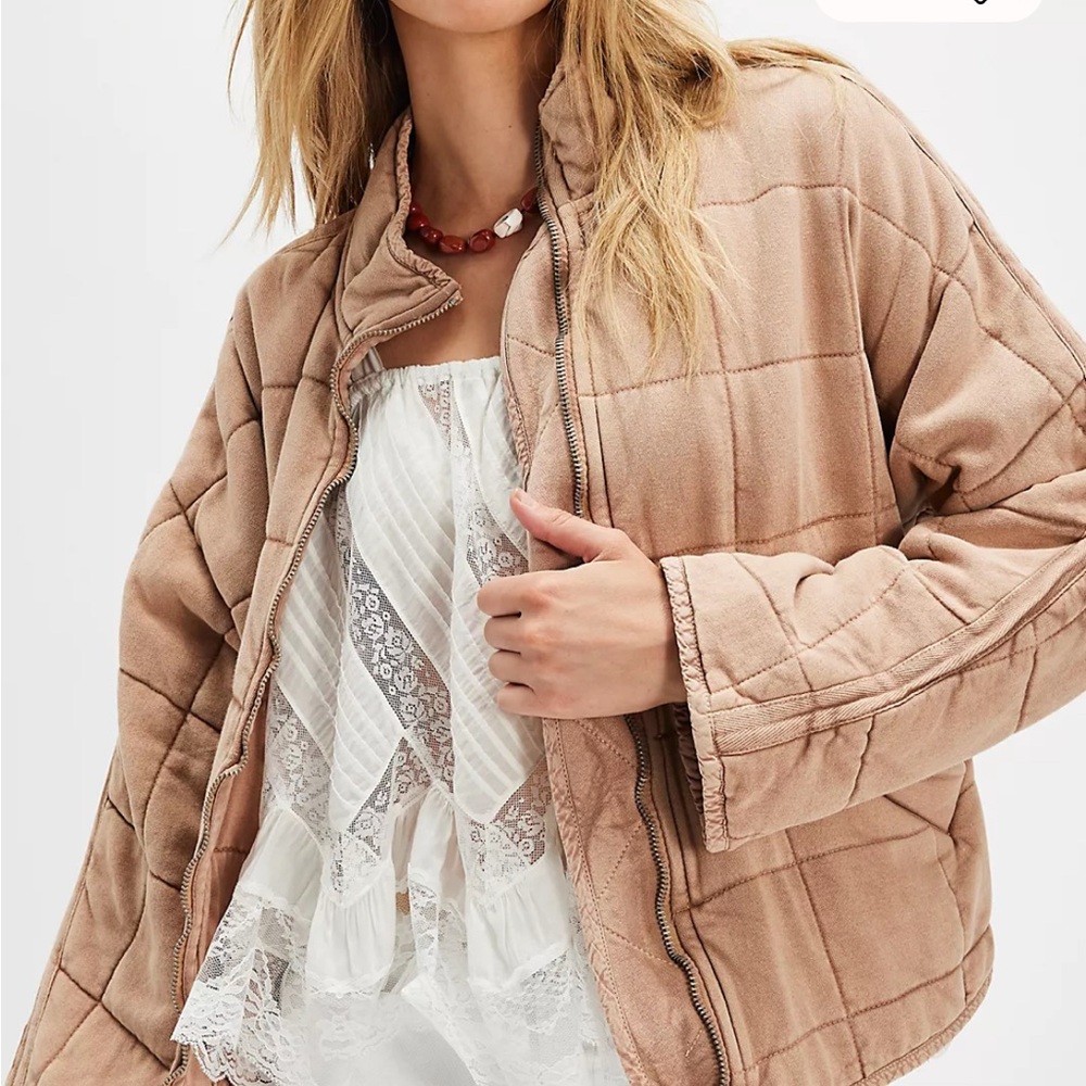 Free People Dolman Quilted Jacket